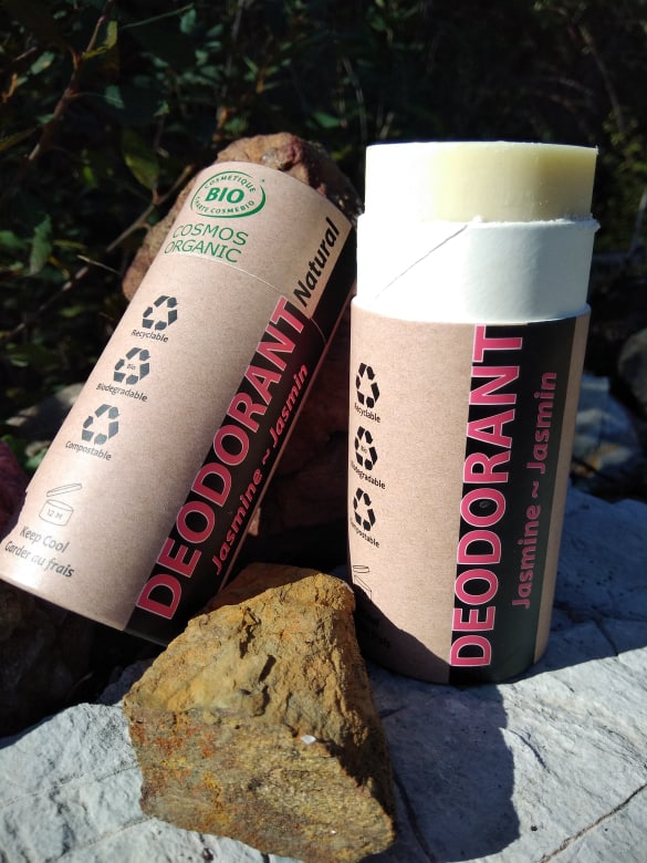 Déodorant Naturel Bio Jasmin 100 ml – Emballage Papier Recyclé