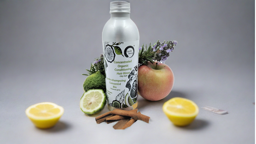 Soin Rinçant Concentré Bio au Romarin – Cheveux Gras 200 ml