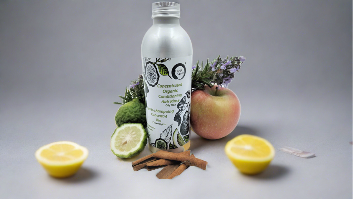 Soin Rinçant Concentré Bio au Romarin – Cheveux Gras 200 ml