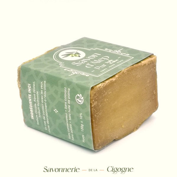 Savon Alep petit pur à l'huile d'olive 120g