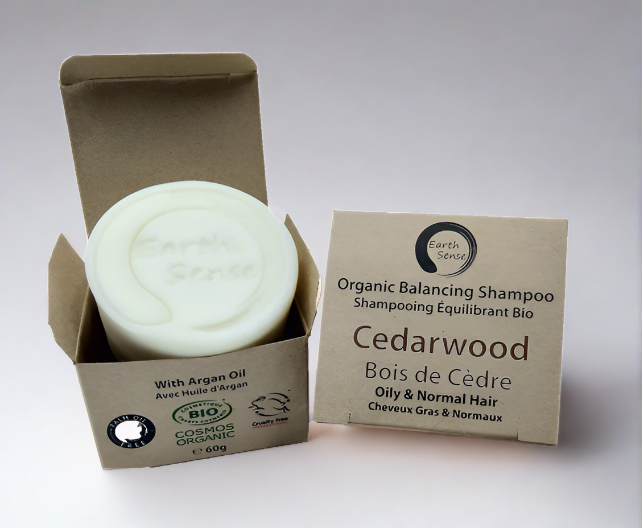 Shampoing Solide Bio Bois de Cèdre – Cheveux Gras 60 g