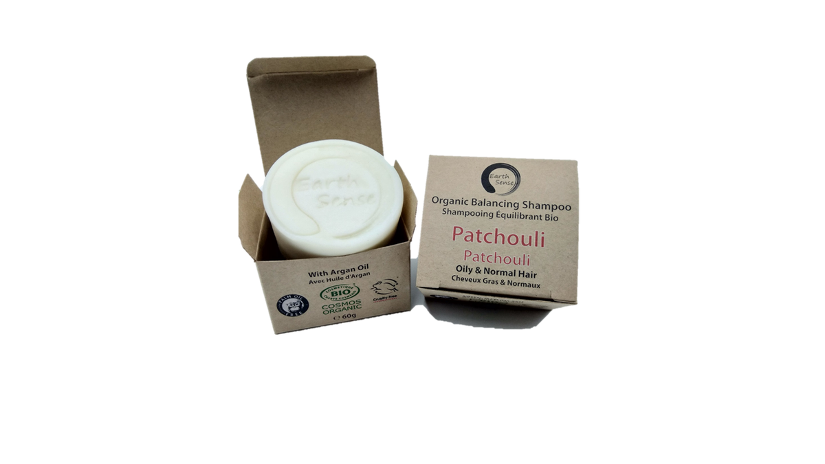 Shampoing Solide Bio Patchouli – Cheveux Gras 60 g