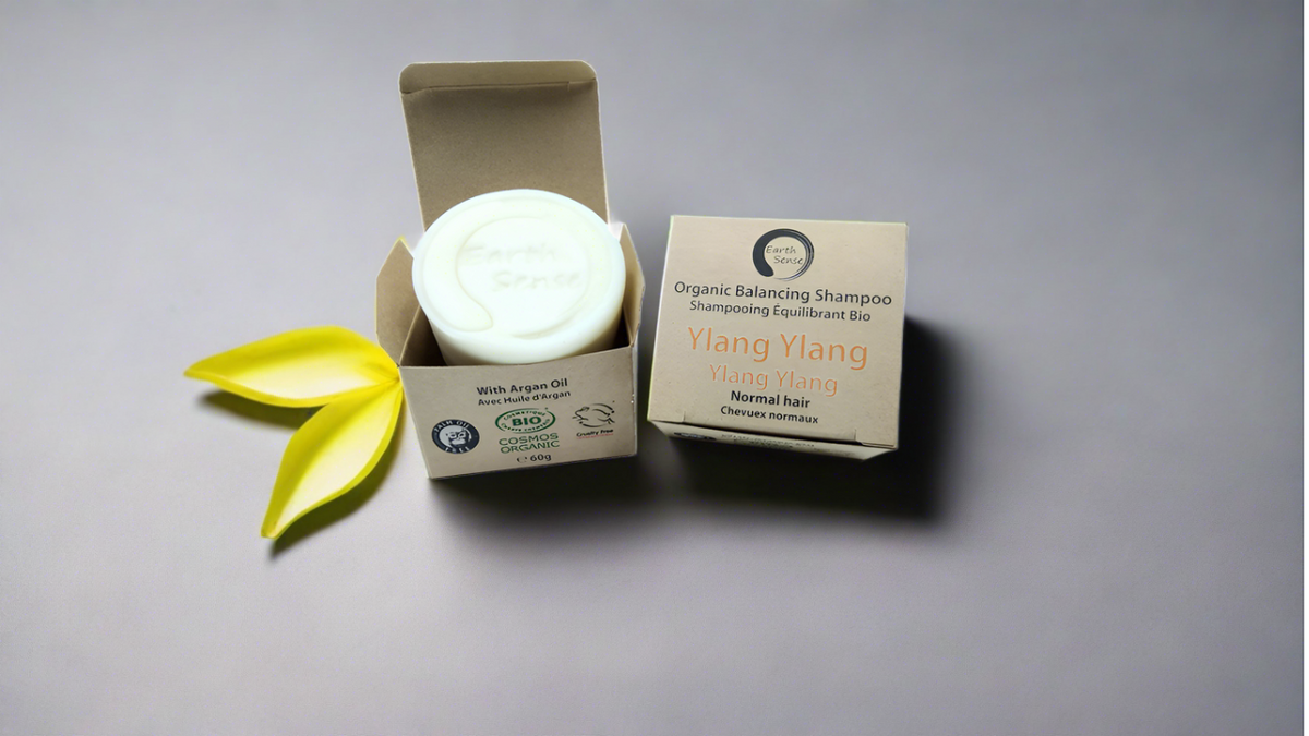 Shampoing Solide Bio Ylang-Ylang – Tous Types de Cheveux 60 g