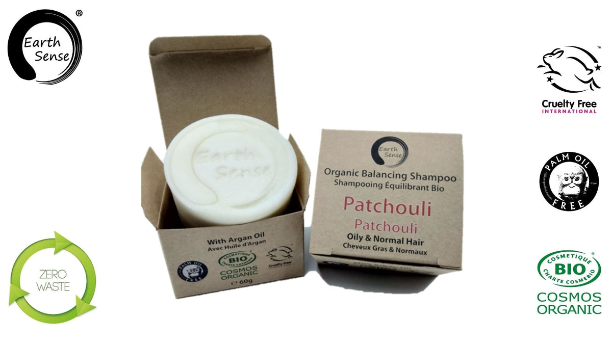 Shampoing Solide Bio Patchouli – Cheveux Gras 60 g