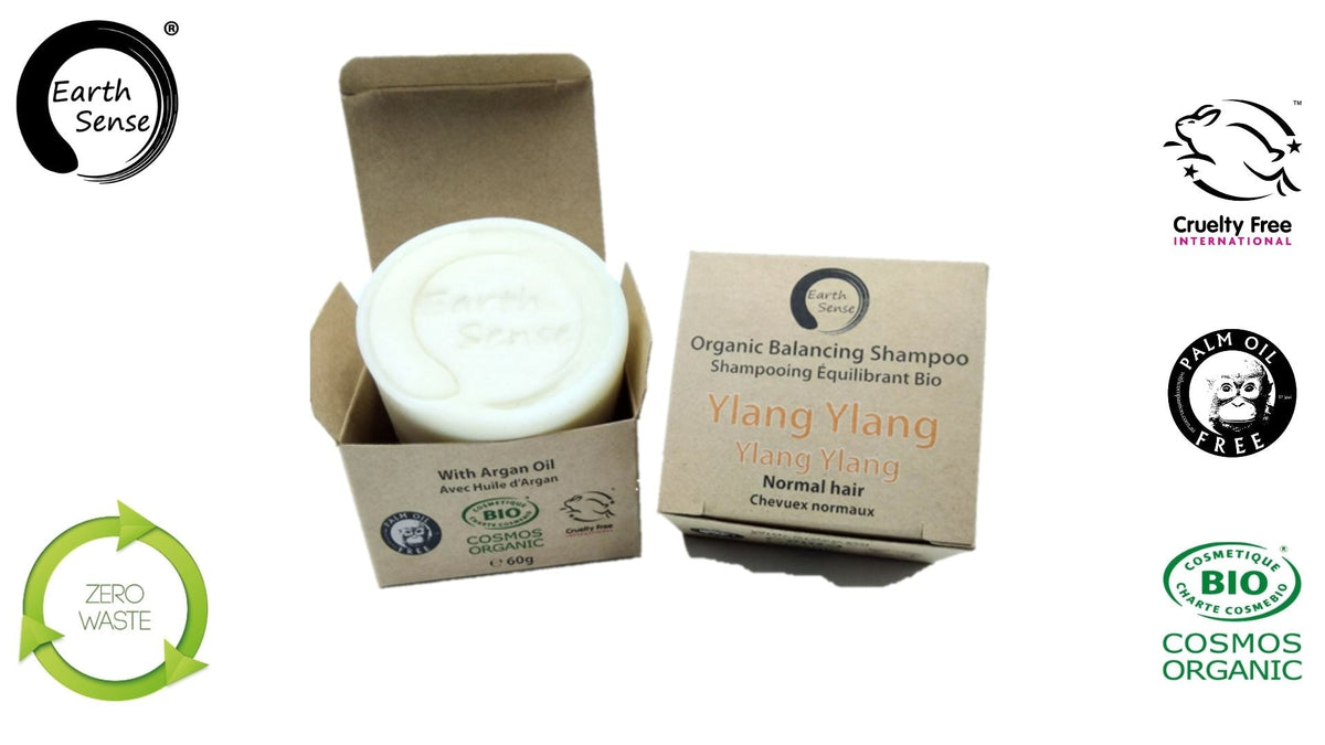 Shampoing Solide Bio Ylang-Ylang – Tous Types de Cheveux 60 g