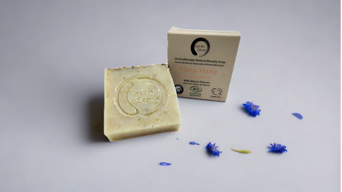 Savon Solide Bio Ylang-Ylang & Fleurs de Bleuet 90 g