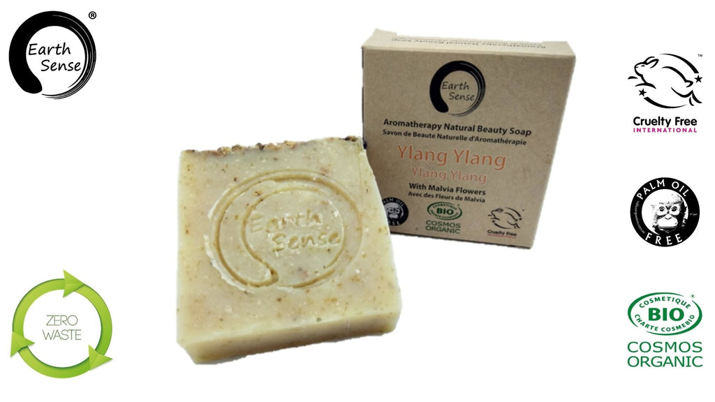 Savon Solide Bio Ylang-Ylang & Fleurs de Bleuet 90 g