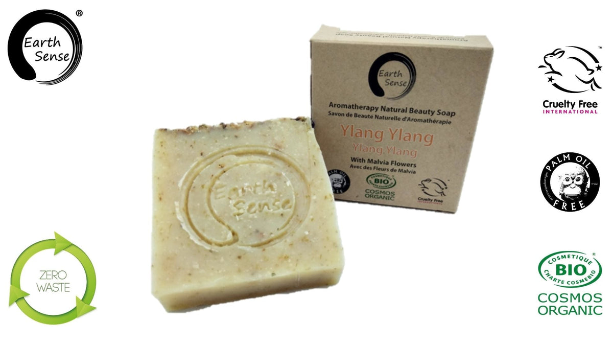 Savon Solide Bio Ylang-Ylang & Fleurs de Bleuet 90 g