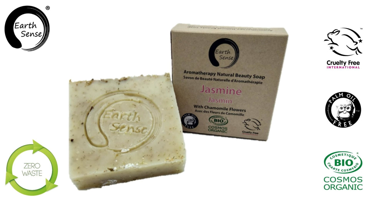 Savon Solide Bio Jasmin & Fleurs de Camomille 90 g