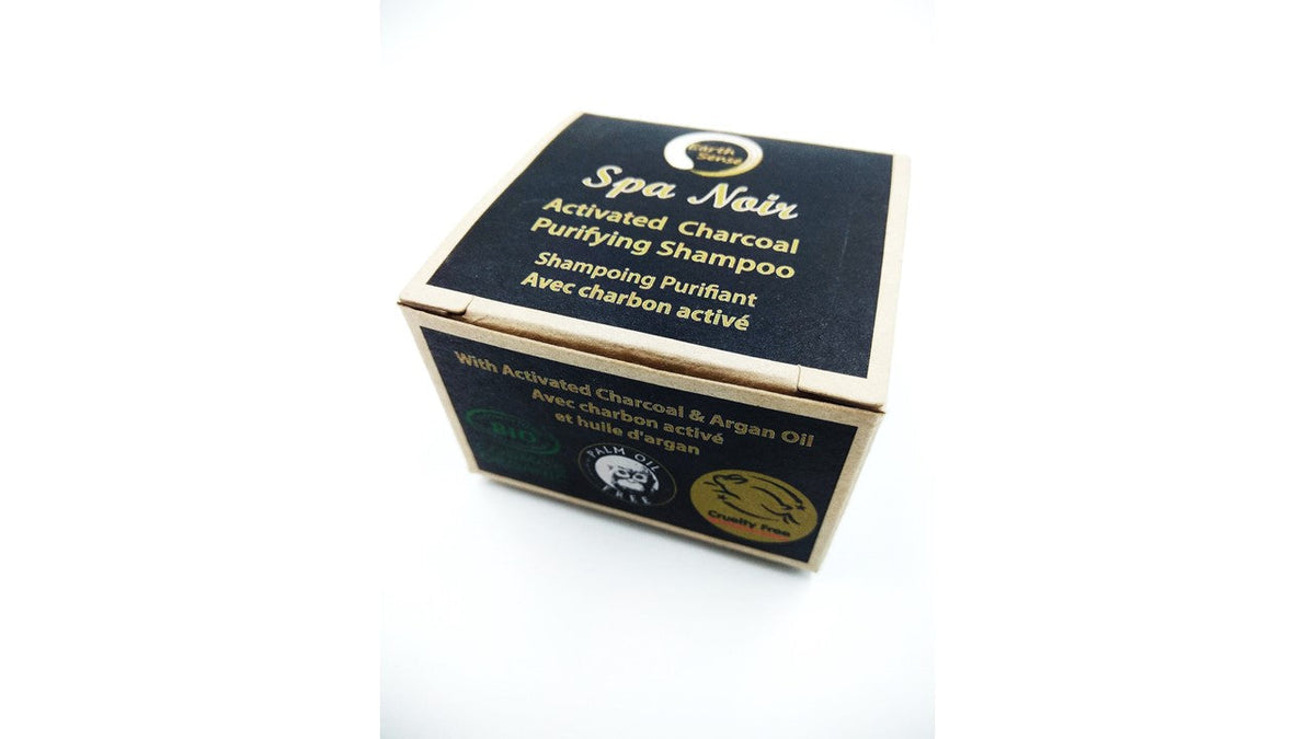 Shampoing Solide Bio Spa Noir au Charbon Actif 60 g