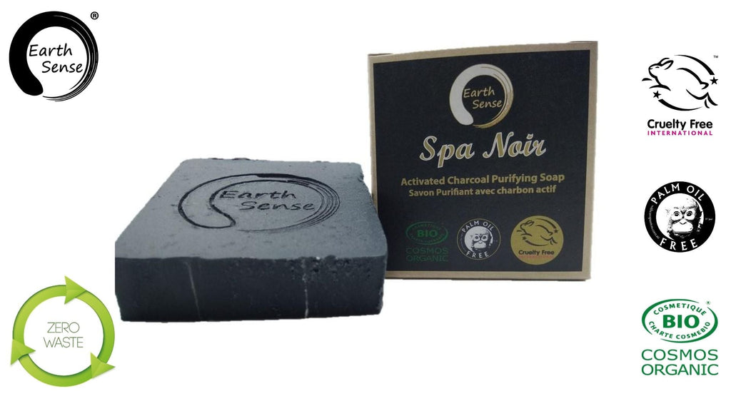 Savon Solide Bio Spa Noir au Charbon Actif 90 g