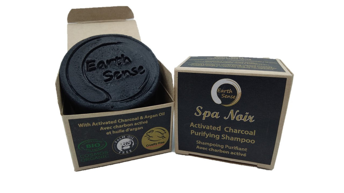 Shampoing Solide Bio Spa Noir au Charbon Actif 60 g